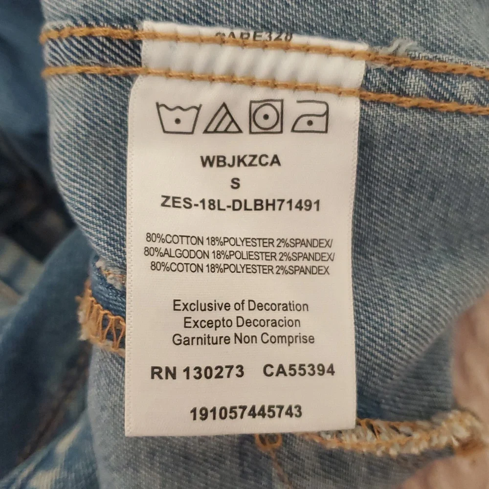 NWOT ANTHROPOLOGIE WRANGLER Modern Women's Heritage Venus Zip Denim Jacket Small